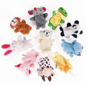 Dsaon House of Quirk Animal Finger Puppets - Set of 10