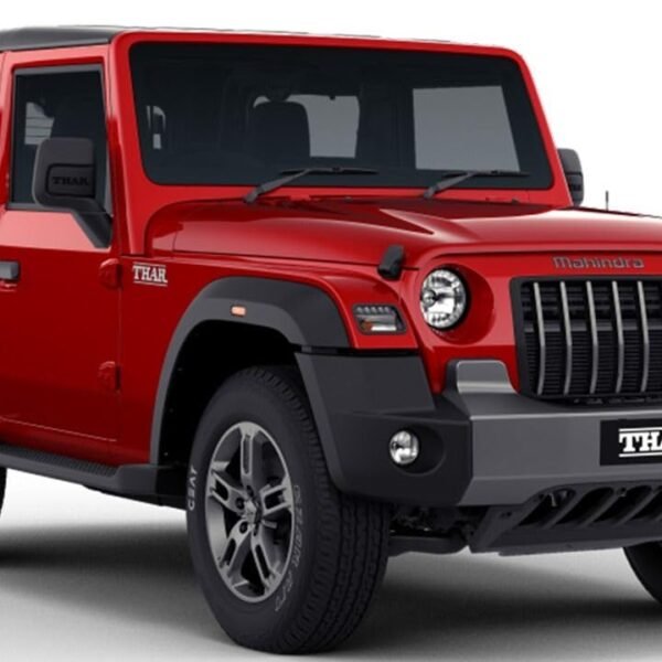 1:32 Scale DieCast Metal Pull-Back Action Openable Doors 4x4 Thar/Jeep Premium Car Toy with Lights and Music for Kids Realistic Miniature Model Gift 2+yrs Girls Boys Available (Copy)