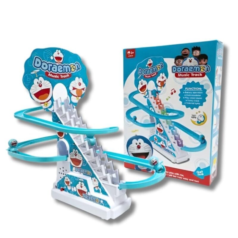 Doraemon Motorized Climbing Toy for Kids | Battery Operated with Flashing Lights & Fun Movement | Interactive Cartoon Character Toy for Boys & Girls (3+ Years) - Image 4